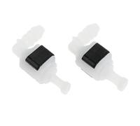 BYHWAEE Boquillas Lavaparabrisas Compatible con A4 para Allroad 2010-2016 para A4L 2009-2024 para A5 S5 2008-2024 2 Conectores De Boquilla De Lavaparabrisas con Clip De Codo 3B0955665C