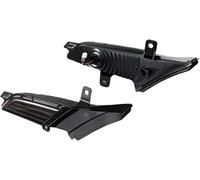 Byicoo Conjunto de luz de posición trasera 2 luces de posición laterales para Porsche para Cayenne 957 2007-2010(Negro)