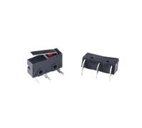 BYINGS 10 interruptores de 2/3 pines NO/NC, microinterruptores de límite, 5 A, 250 V CA, KW11-3Z, acción rápida, de empuje con palanca de arco de rodillo