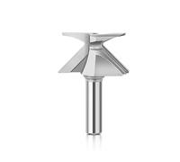 BYINGS Broca de enrutador integrada con vástago de 6/6,35/12/12,7 mm for doblado de arco, herramienta de conformado for puertas de madera, armarios de pared y otros muebles.