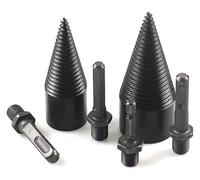BYINGS Brocas for cortar leña de 32/42 mm, 6 unidades, conos de tornillo for cortar madera, brocas cuadradas, redondas y hexagonales for taladro percutor.