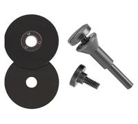 BYINGS Disco de corte de metal de 50 mm, mini muela de resina, hoja de sierra, rueda de corte angular y mandril de montaje, 2-10 unidades