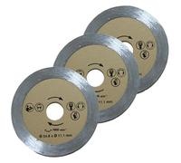 BYINGS Disco de sierra circular de diamante de 3 piezas, 54,8 x 11,1 mm, for corte de diamante, mampostería, alicatado, herramientas rotativas, carpintería, metal, cortador de vidrio.
