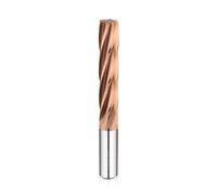 BYINGS Escariador de carburo de 1-20 mm, ranura recta en espiral H7, cortador de metal de acero endurecido, herramienta CNC de 4 y 6 ranuras, escariador de máquina de carburo