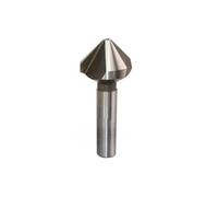 BYINGS Fresa de chaflán, fresa de extremo, herramienta de mecanizado CNC, 3 dientes, 90 grados, alta velocidad, fresa superior, escariador, acero de alta dureza, por material de corte