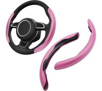 byjgs Funda Volante Coche para Citroen AMI Xsara Picasso Berlingo C1 C2 C3 Aircross C4, Fibra Carbono Cubierta del Volante Antideslizante Cómodo Interior Accesorios,D