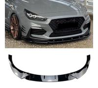 byjgs Separador Parachoques Delantero Difusor Labios para Hyundai i30 N I30N MK3 2017 2018 2019, Alerón Delantero Coche Parachoques Lip Antiarañazos Spoiler Delantero,A