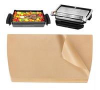 BYKITCHEN 100 unidades de papel de horno para parrilla Tefal OptiGrill XL de contacto y Tefal OptiGrill Elite XL, accesorio para gofres