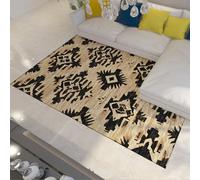 BYLEEHOMED Alfombras del Oeste para salón Alfombra rústica Antideslizante nativa Americana del suroeste estética para Lavar decoración del hogar para Dormitorio 60x120cm