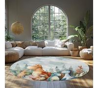 BYLEEHOMED Alfombras Divertidas de Dinosaurios 210 cm Tema de Animales adorables Alfombra de Colores Vivos para el baño de Chicos Habitación de Chicas Salón Estudio Infantil