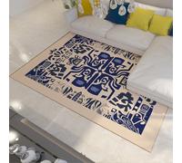 BYLEEHOMED Alfombras Vintage Bohemias para áreas Interiores Tradicionales orientales Vintage para la estética del hogar Decoración de Alto tráfico 200x300cm