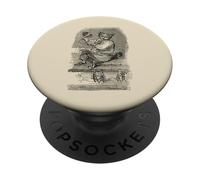 Byleth Un Gato como Diccionario Demonio Infernal PopSockets PopGrip Adhesivo
