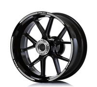 BYLKFC Juego Pegatinas Llantas Adhesivo Reflectante para Llantas De Motocicleta para Yamaha Tmax500 Tmax-500 Tmax 500 Pegatinas Reflectantes para Llantas Calcomanía para llanta(Color 4)