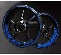 BYLKFC Juego Pegatinas Llantas Pegatinas Reflectantes para Llantas De Motocicleta Calcomanías para Yamaha Tracer 700 TRACER700, Cinta Adhesiva con Rayas. Calcomanía para llanta(Color 11)