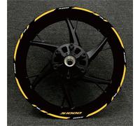 BYLKFC Papel Reflectante Pegatinas para Ruedas Motocicleta, para S1000XR S 1000 XR S 1000XR Adhesivos para Ruedas Adhesivo para Llantas Adhesivo para Cubo Rueda Calcomanías Llantas(Color 15)