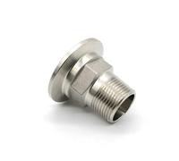 BYLSAGWHT 1/2" 3/4" 1" BSPT Female Male x 1.5" 2" 2.5" Tri Clamp Sus 304 Stainless Steel Coupler Fitting(BSPT Male,SS304_1L2 BSPT K50.5)