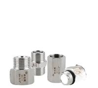 BYLSAGWHT 1/8" 1/4" 3/8" 1/2" 3/4" 1" BSPP Female Male 304 Steel One Way Non-Return Check Valve Water Gas Oil High Pressure(G3l4 Male To Male)