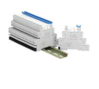 BYLSAGWHT 10pcs 20pcs 6A 1CO Relay 41F-5-ZS 41F-12-ZS 41F-24-ZS 5V 12V 24V DIN with LED High Frequency Slim/SSR Relay(5V Pack of 10pcs)