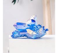 BYLSAGWHT 10Pcs Crystal Cluster Geode, Raw Quartz Stone Small Crystals for Home Decoration,G,50~80g