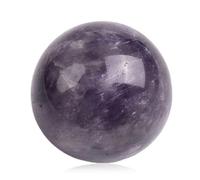 BYLSAGWHT Amethyst Ball Polished Dream Crystal Crystals Decorative Sphere DivinationFortune Telling,50mm