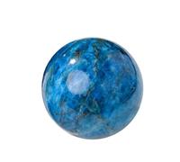 BYLSAGWHT Blue Phosphorescent Gray Stone Ball Crystal for Magic Home Decor,60~65mm