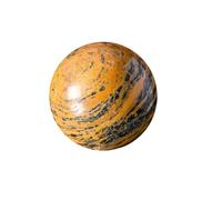 BYLSAGWHT Crystal Tiger Pattern Ball Stone Polished Home Desk Decoration Feng Shui Crafts Ornaments,60~70mm