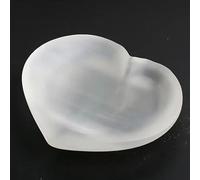 BYLSAGWHT Cuenco de Cristal Tallado en Forma corazón 8-10 cm con Blancos for decoración del hogar