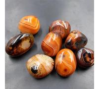 BYLSAGWHT Decorative Ornaments Smooth Agate Stone Crystal geode Craft Landscape Decoration (Size : 4-5cm)