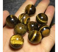 BYLSAGWHT Decorative Ornaments Tiger Eye Jasper Ball Quartz Crystal