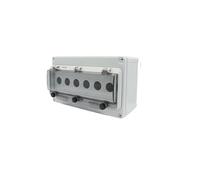 BYLSAGWHT Emergency Stop Switch Emergency Stop Control Box Outdoor Button Switch Box with Protective Cover Waterproof Urgent Stop Button Control Box IP67(Blue Plated Version)