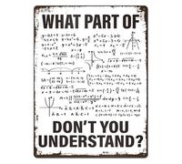 BYLSAGWHT I Teach Math What’s Your Superpower Vintage Metal Tin Sign Funny Teacher Gift Classroom Or Office Wall-Art 8 x 12 inch