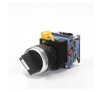 BYLSAGWHT Interruptor de botón de botón de segunda y tercera posición LA38-11XY interruptor de selección de conversión de 22 mm (S, 2 posiciones)