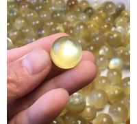 BYLSAGWHT Stone Golden Mica lepidolite Ball Quartz Crystal Home Room Decoration