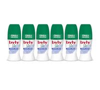 Byly Bio Control Fresh Desodorante Roll-On Pack 6 x 50 ml, Sin Aluminio, 48h de Protección, Eficacia Prolongada, 97% Ingredientes de Origen Natural