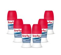 BYLY - Desodorante Men Accón Prolongada | Desodorante roll-on 72h de protección - Pack 6 Uds x 50ml