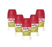 BYLY - Desodorante Roll-on Organic Cannabis 72 horas - Absorbe y Elimina el olor - 50 ml - PACK 6