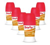 Byly Extrem Citrus Desodorante Roll-On 50ml Pack 6 | Protección 100h | Perfume que Potencia la Eficacia
