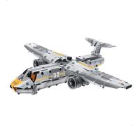 ColorBaby 30931 BYM Avión Militar Juguete Desmontable, 329 Piezas, 30.2x37x5x11 cm, Juguete para Montar, Juego Desmontable, Juegos de construcción, Robótica niños 6 años, Regalos Originales