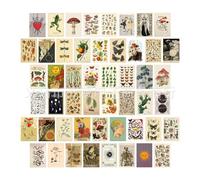 Bymivofun Boho286 - Lote de 50 imágenes estéticas para Collage de pared, exhibición de fotos en habitación compartida, impresiones artísticas de pared para la habitación, pósteres murales estéticos