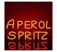 BYNGQW Luces de neón Letrero De Neón APEROL SPRITZ Con Luz LED Roja Para Decoración De Pared, Dormitorio, Hogar, Bar, Club, Fiesta, Restaurante, Hotel,42cmx20cm
