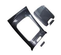 BYNGQW Recorte del Marco para Clase C W206 GLC X254 2022-2024 Pegatina De Coche Guardar Orden Reposabrazos Caja Panel Cubierta Interior(Fibra de Carbon,Segundo)