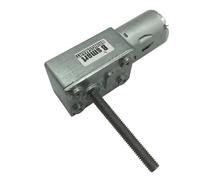 ByNGSDCC 4632-370 12V voltios CC Reductor de Engranaje helicoidal M6 Longitud del Eje Tornillo 50MM 24V Motores Engranajes Motor invertido autobloqueo 1 Uds(Package A,150rpm)