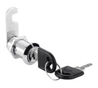 ByNGSDCC 5/20/100SETS 16mm 20mm 25mm 30mm 35mm Interruptor de Llave Giratorio Metal Botón pulsador Cerradura Cilindro Enganche Armario Seguridad Taquilla(Color 1,100 Sets)