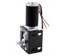 ByNGSDCC 5840-31ZY Motor de Engranaje Reductor DC 12V 24V Alto par Alta Potencia 2-70kg 7RPM-470RPM Gusano invertido 1 Uds(12V+Bracket,40 RPM)