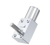 ByNGSDCC JGY370 Motor de Engranaje helicoidal DC 12V 8MM D7 Eje Reductor Caja Cambios 6V 24V Longitud inversa autoblocante 25MM Micro Baja Velocidad 1 Uds(23RPM,12V Single Motor)