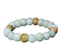 ByNGSDCC Pulsera de Buena Suerte, Pulsera de Jade Feng Shui Tallada, Unisex, con Cuentas, for Mujer, Que atrae Riqueza y Buena Suerte, un talismán poderoso