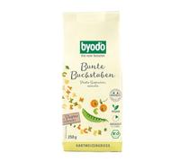 Byodo Pasta - Bote con letras, pack de 6, 6 x 250 g Paquete) - Bio