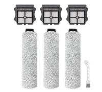 BYOFI Kit de rodillos y filtros de repuesto para aspiradora inalámbrica Tineco iFloor 3 e iFloor One S3, accesorios Tineco incluyen 3 filtros HEPA y 3 rodillos de cepillo