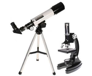 Byomic Set de Microscopio y Telescopio con Maleta para Principiantes