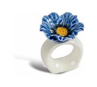 Byon 2 Anillos servilleteros Poppy Azul